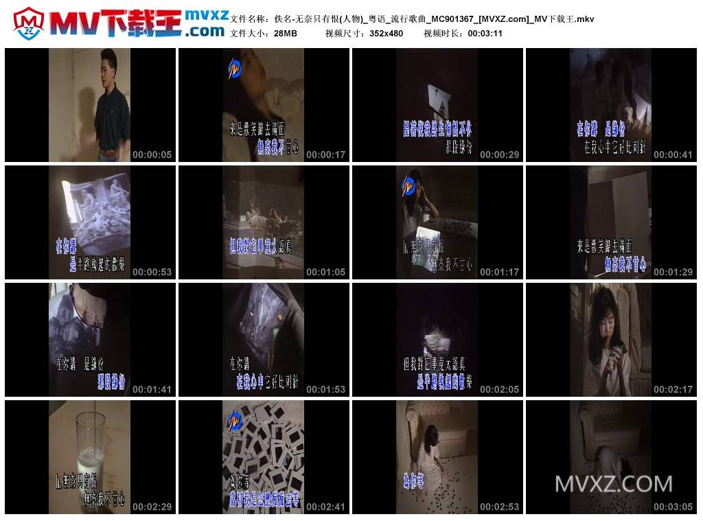 佚名-无奈只有恨(人物)_粤语_流行歌曲_MC901367